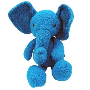 Elephant Plush Vivi Jellycat London Blue Felted Fleece Stuffed Animal 10 Inch